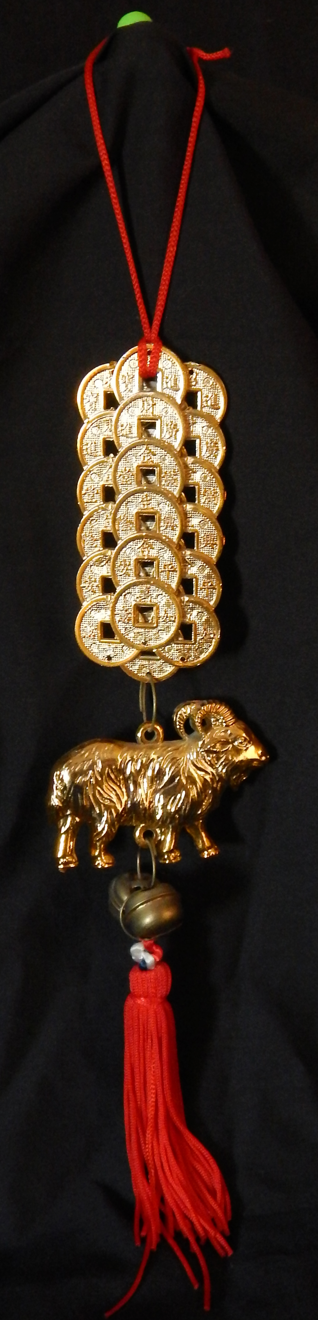 Good luck for the Year of the Ram-Global-Chinese-Plastic/red string-14" long