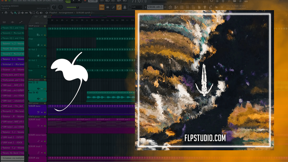 Al024 Mathame Skywalking Fl Studio Remake Techno Flp Studio