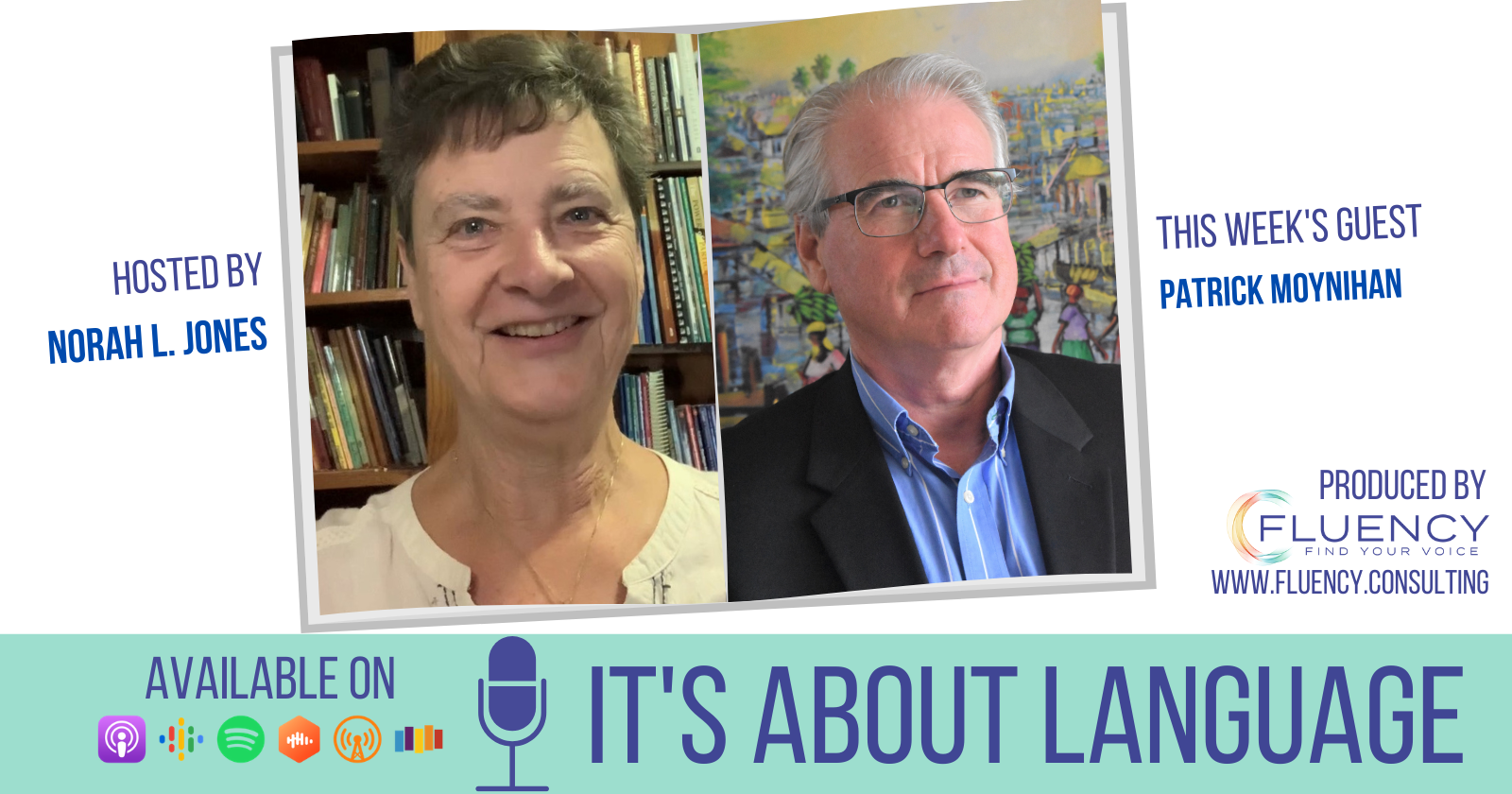 Side-by-side picture of Norah Jones with Patrick Moynihan