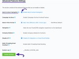 Advanced Features Settings Fluentcrm
