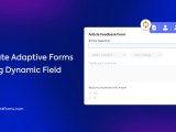 Create Adaptive Forms Using Dynamic Field In Wordpress Fluent Forms