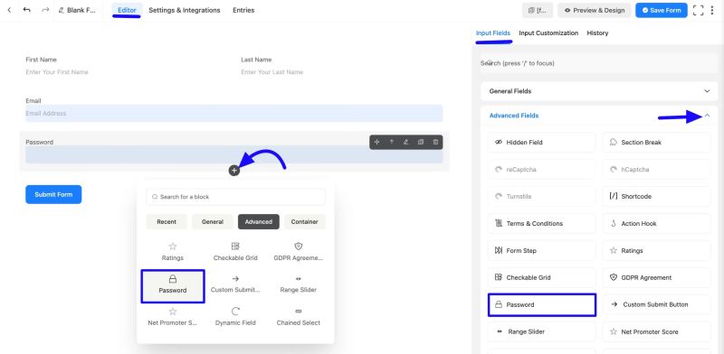 Password Input Field In Fluent Forms Fluent Forms - Colorful Wallpapers - Stunning 4K Collection