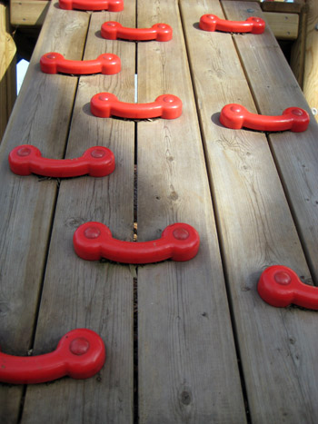 hidden smiles on the playground