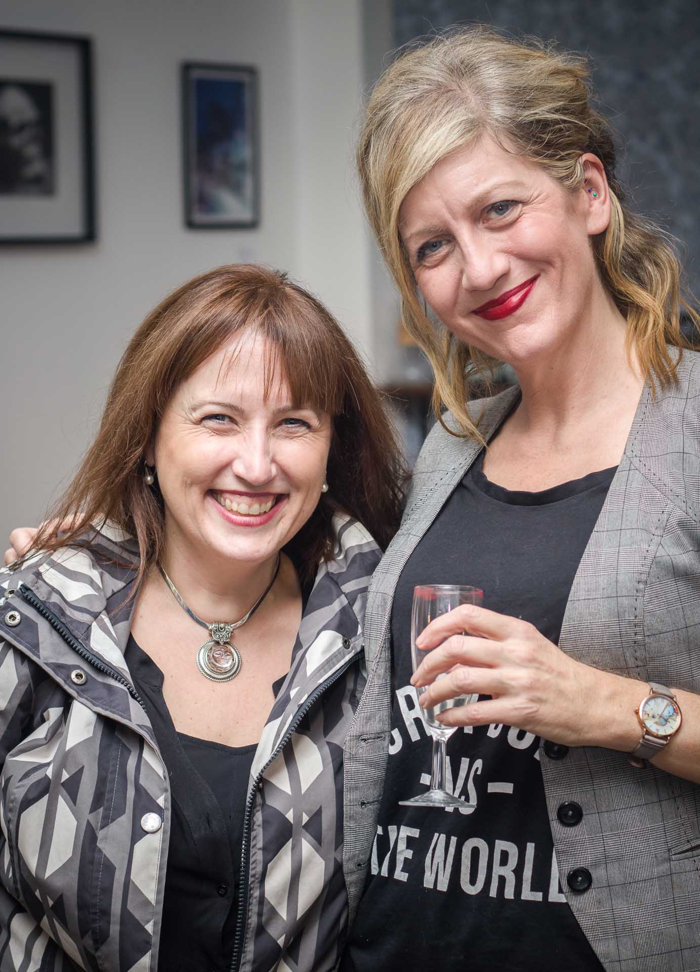 Liz Sheppard-Jones with Josi Kiss