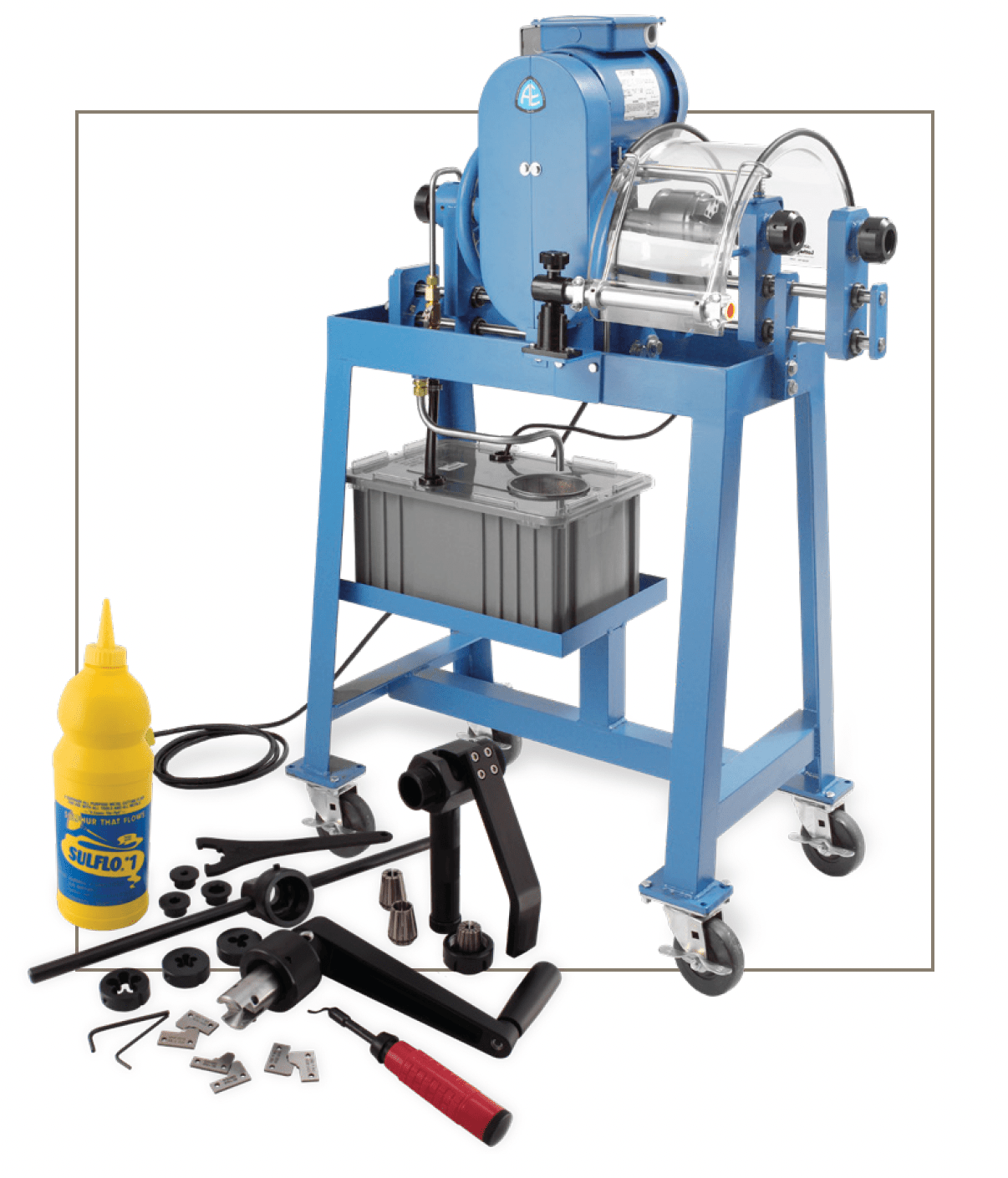 Parker Autoclave coning and threading machine image