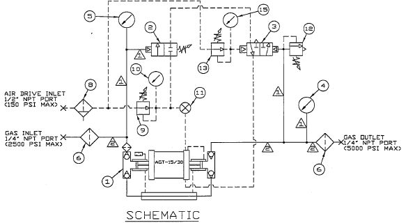 Haskel 29068 System Schematic