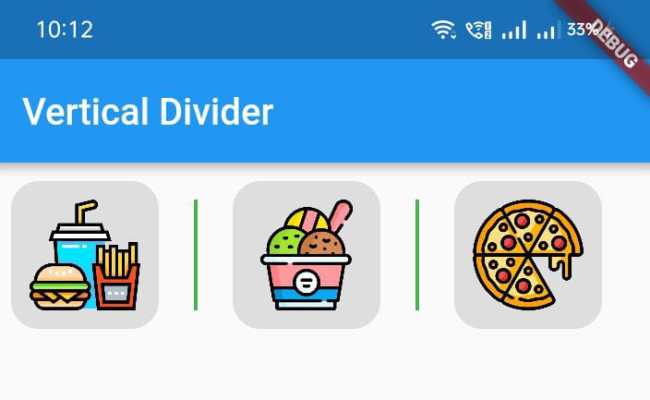 How To Add Horizontal And Vertical Divider In Flutter