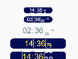 Slide Digital Clock Package In Clock Category Flutter Gems
