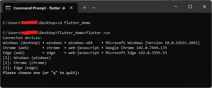 Flutter Devices