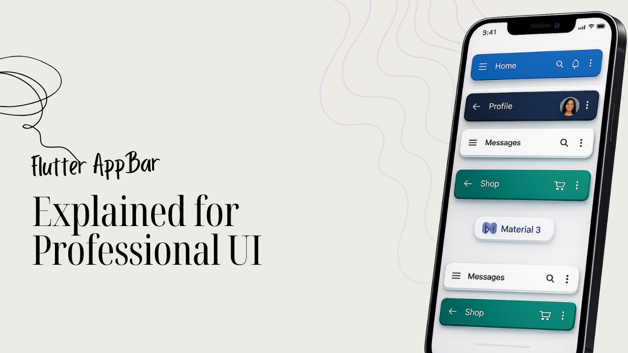 Flutter AppBar Explained for Professional UI