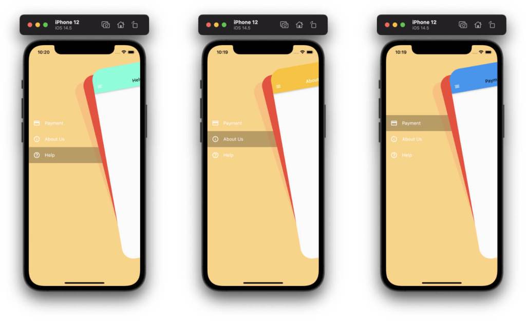 flutter navigation drawer animation