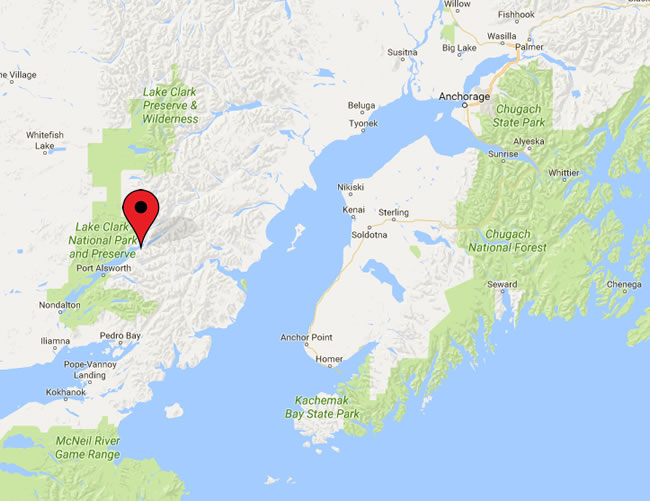 Lake Clark National Park Locations ILOC Lake Clark Map 