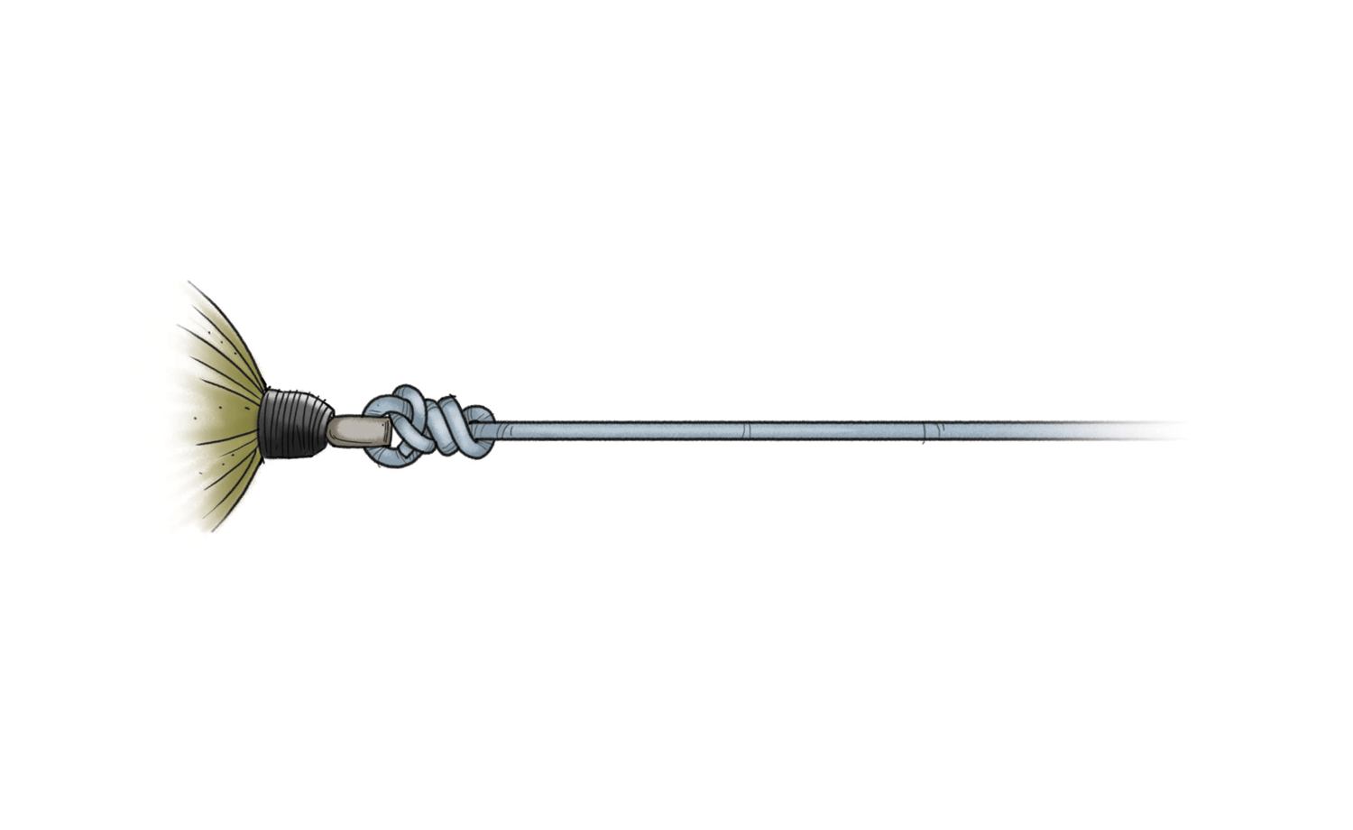 illustration of the improved clinch knot