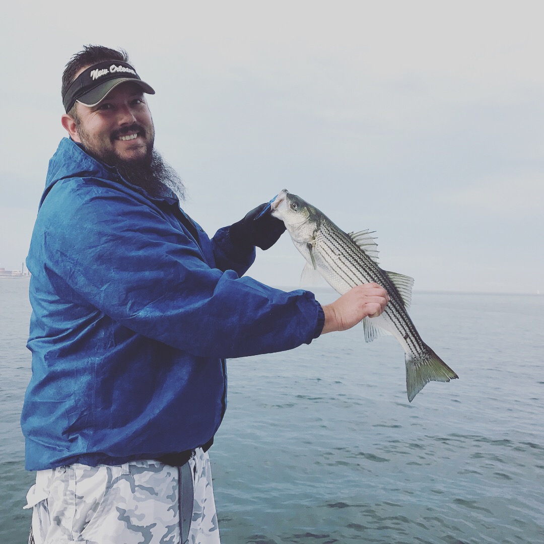 Schoolie stripers on gigantics plugs