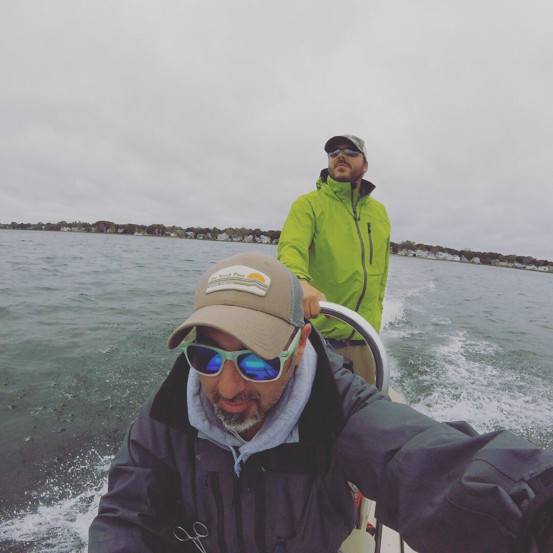 Windy and Rainy days on the skiff
