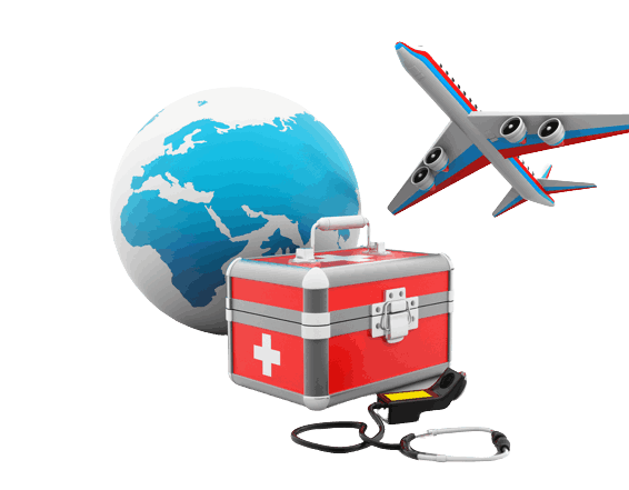 travel equipment with airplane