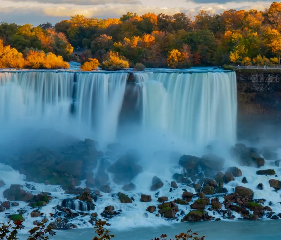 Niagara Falls in the fall