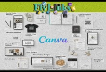 A person using Canva on a laptop to learn how to earn money using Canva.