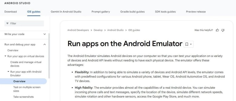 Android Studio Emulator 2025 - Official Android development tool for app testing