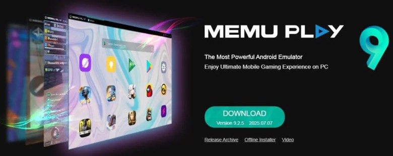 MEmu Play 9 Android emulator running on PC - Fast performance (2025 version)