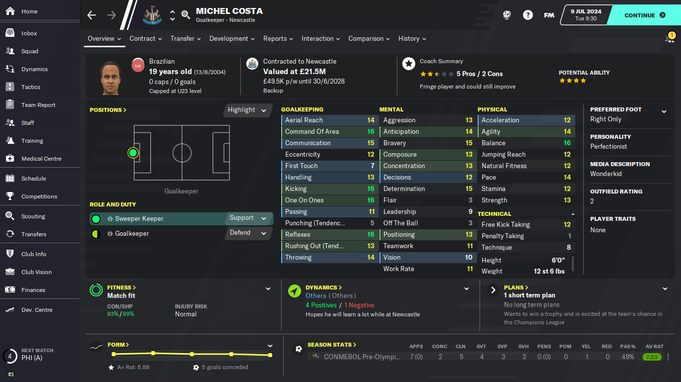 Freddie Woodman Football Manager 2021 Fm21 Fm2021 Check Swansea England in Football Manager 2021 FM21.