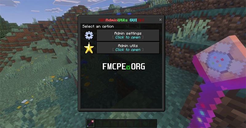 Admin Utilities Minecraft Mod - Amazing Gradient Illustration - Mobile