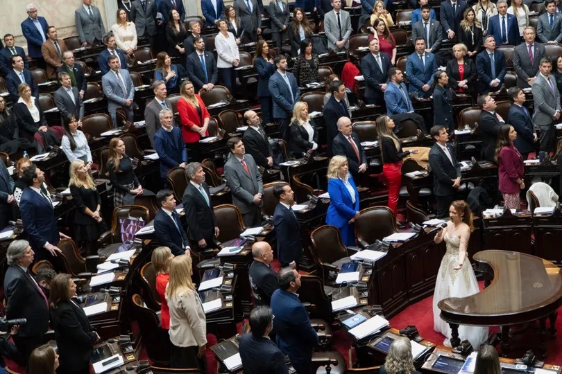 Recinto de la Cámara de Diputados. Foto Claudio Fanchi (NA)