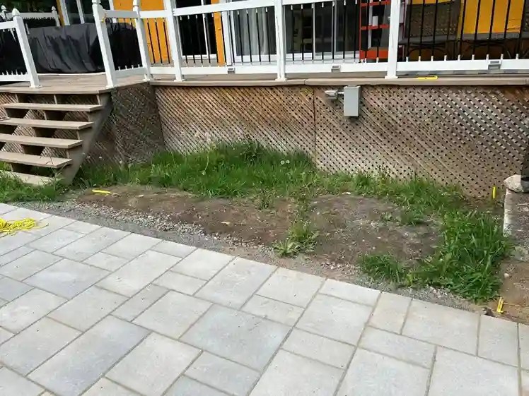 Projet Rénovation Avant Rénovation Terrasse Avant
