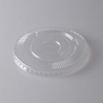 Tampa PET plana s/ furo p/ copos PLA e PET - 78mm