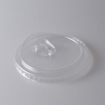 Tampa sipper dispensa canudo p/ copos PLA e PET - 92mm