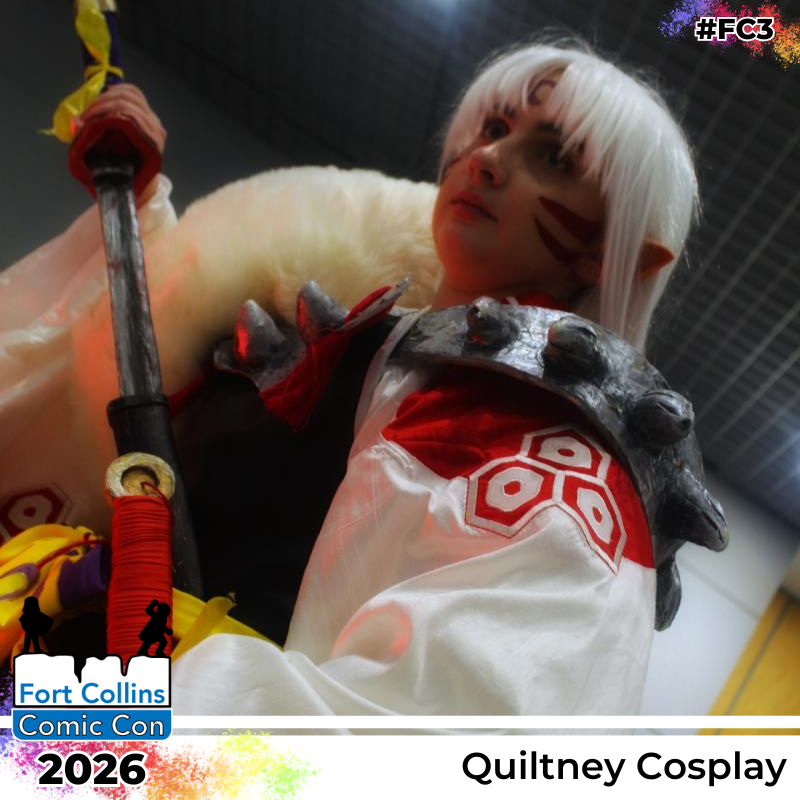 Quiltney Cosplay in costume.