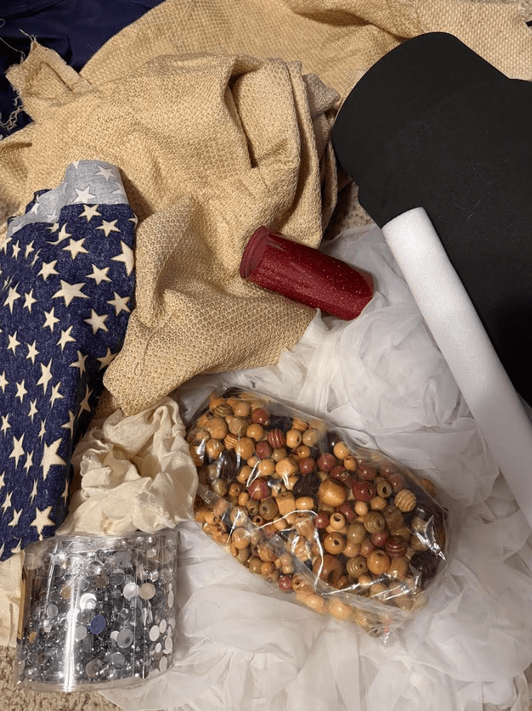 a variety of cosplay supplies.
