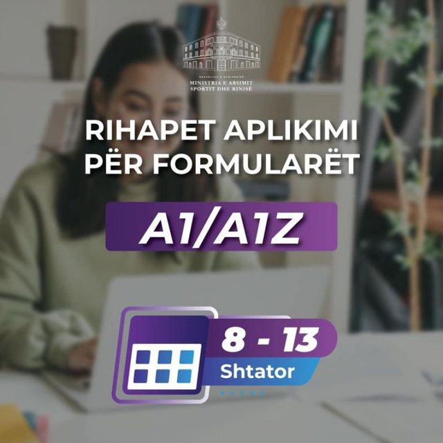 Jepet mundësia e fundit për maturantët që nuk kanë plotësuar formularët A1/A1Z