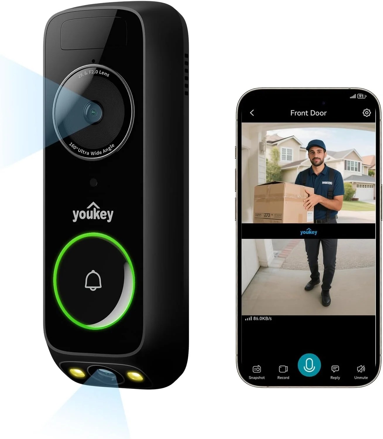YOUKEY DB312 DOORBELL CAMERA REVIEW: I CANCELED MY RING PLAN AFTER