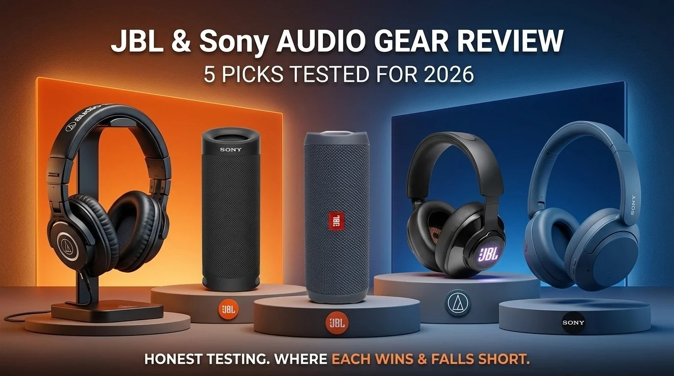 JBL, Sony & Audio-Technica Review: We Tested 5 Audio Picks — and