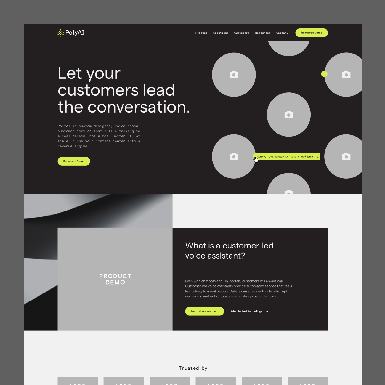 Polyai Linkedin - Premium Geometric Background Gallery - Desktop