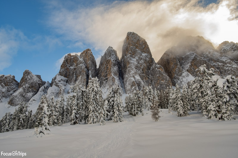 odle ciaspole val di funes