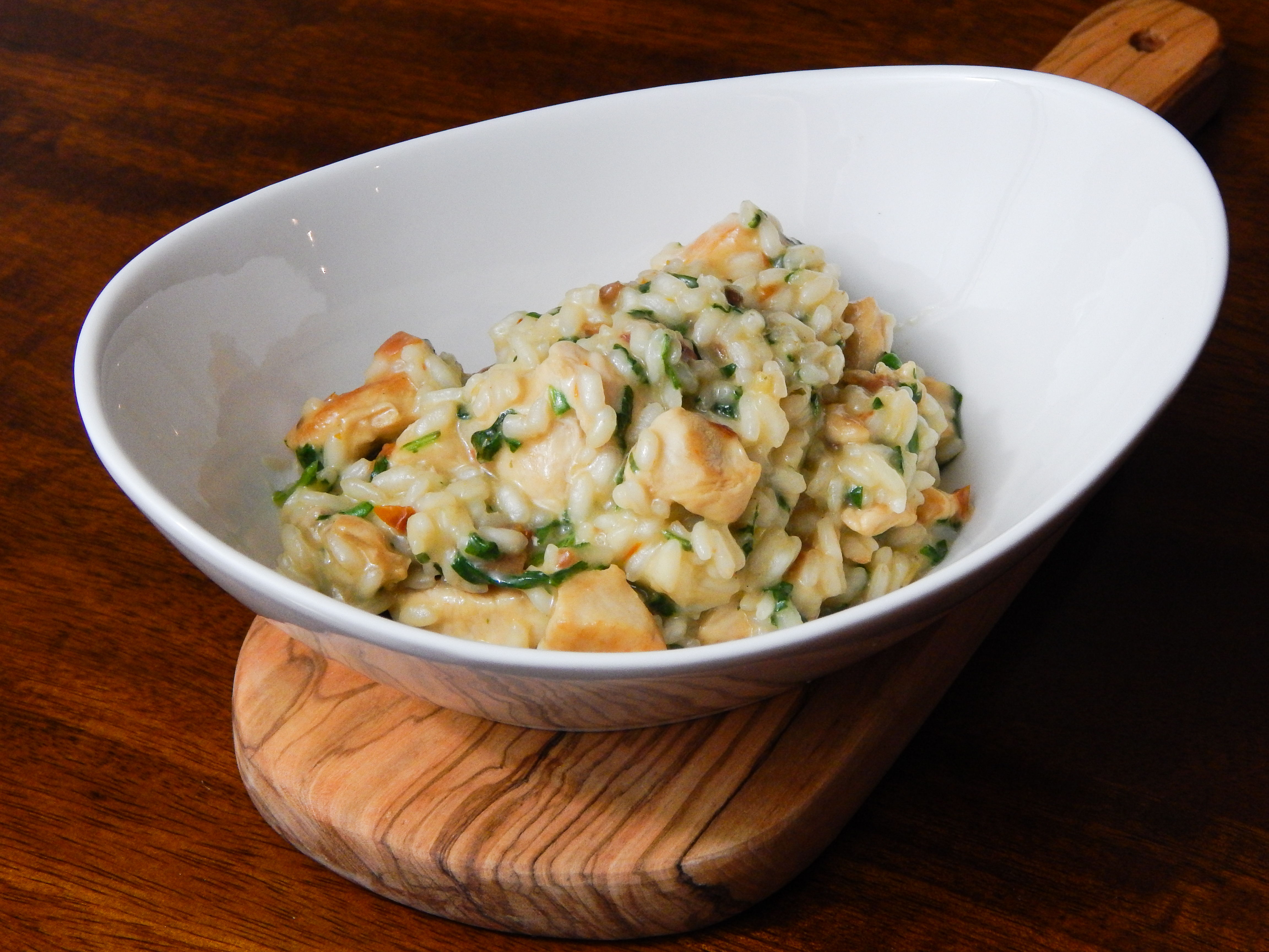Risotto au poulet et épinards FODMAP sans compromis