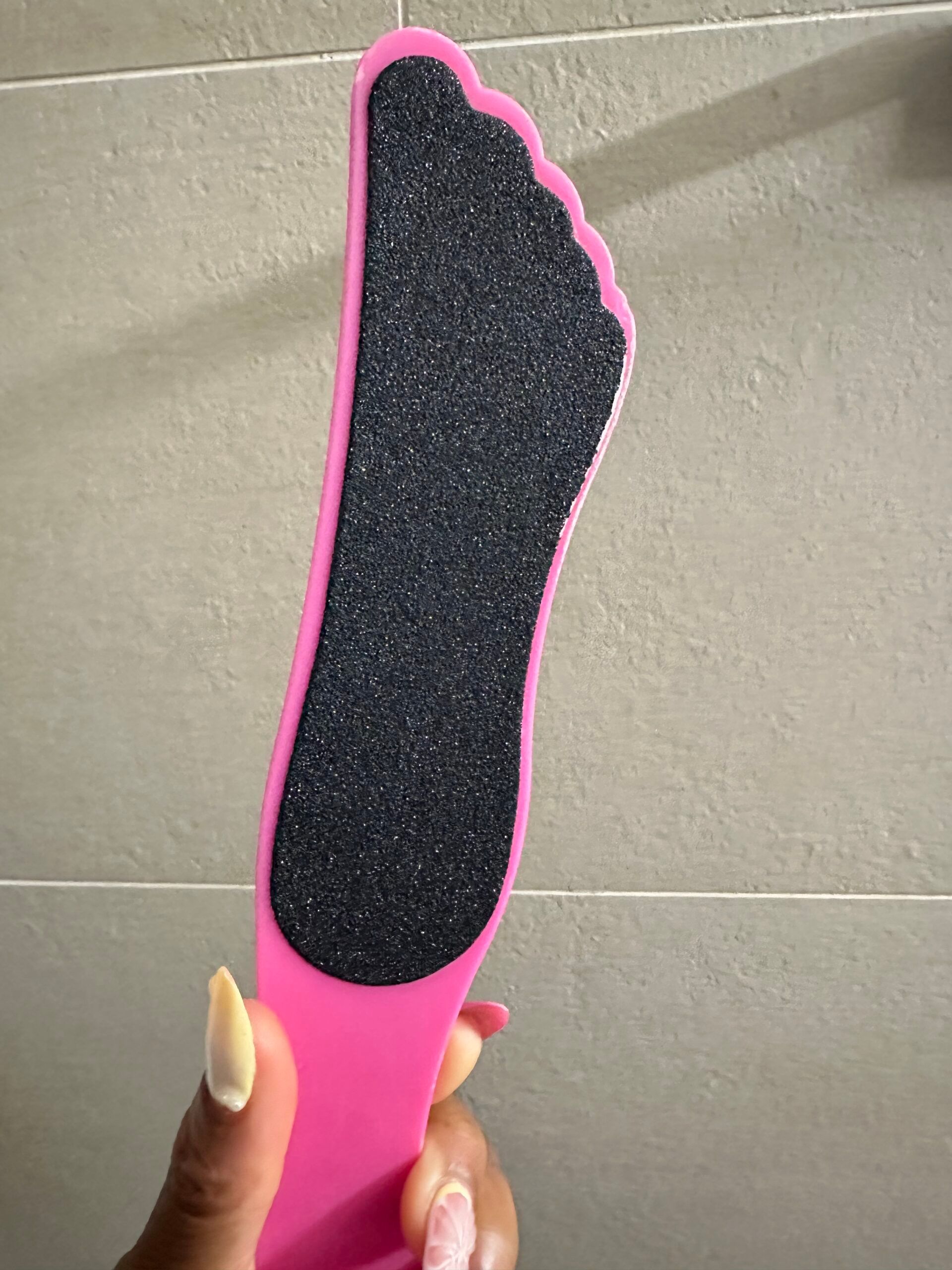 Double sided foot file for your foot care routine