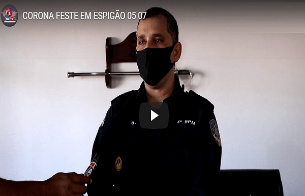 VÍDEO – ‘Corona Fest’ e Maria da Penha, foram foram as principais ocorrências registradas pela PM no fim de semana em Espigão Do Oeste