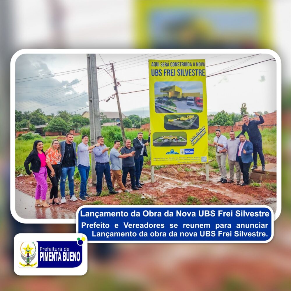 OBRA DA NOVA UBS FREI SILVESTRE É LANÇADA