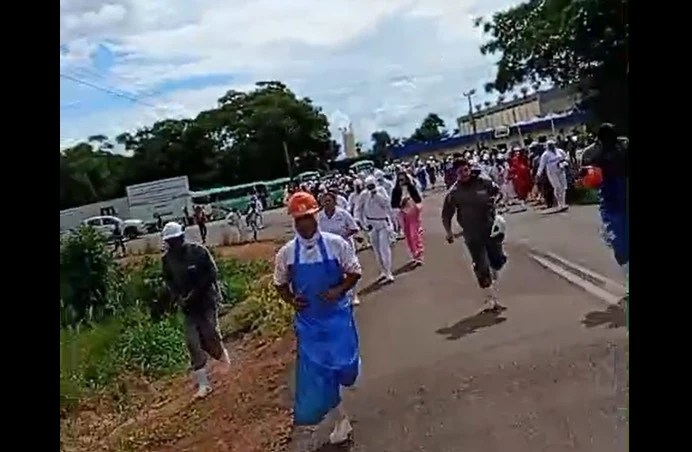 Vazamento de amônia intoxica funcionários no frigorífico JBS de Pimenta Bueno