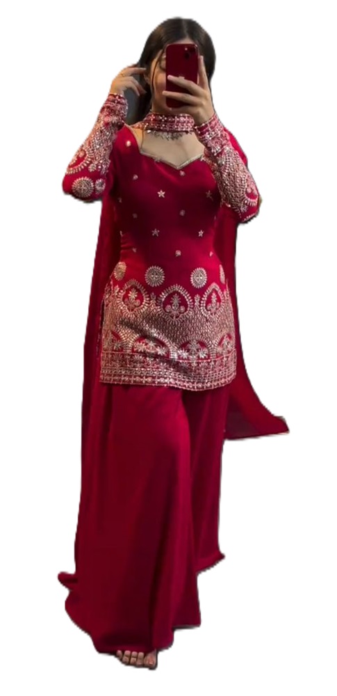 Designer Suit and Sarara Set