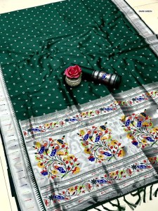 Banarasi soft silk Paithani saree