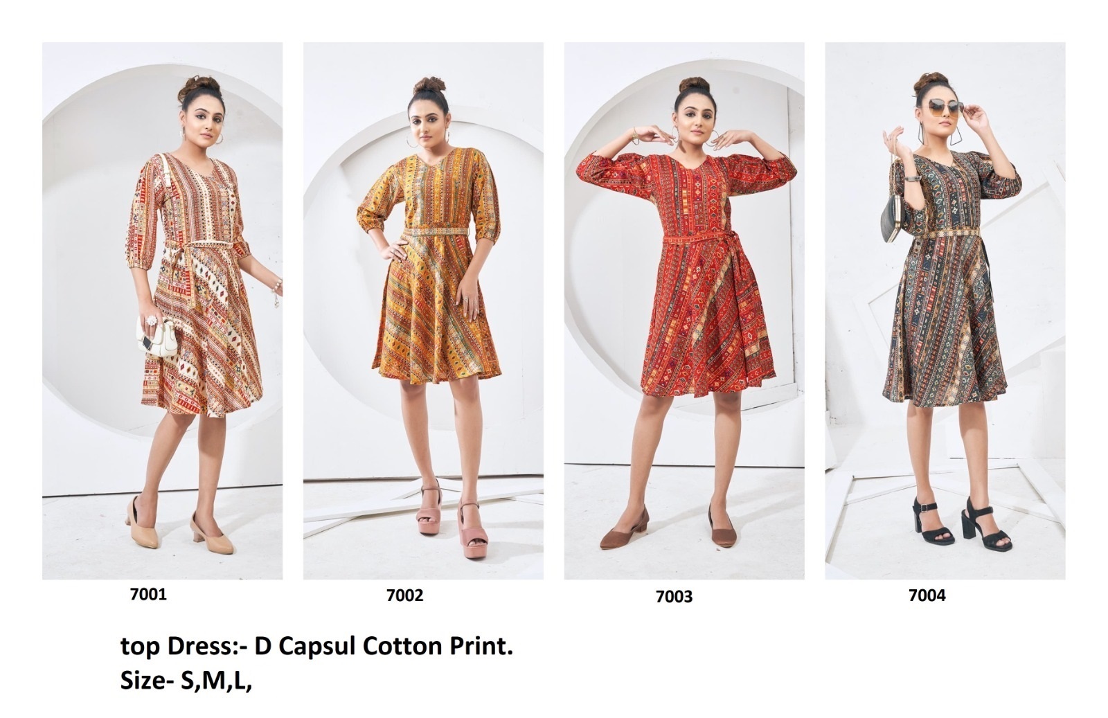 D Capsule Cotton Print Frock