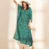 French Crape Silk Kaftan Style Kurta