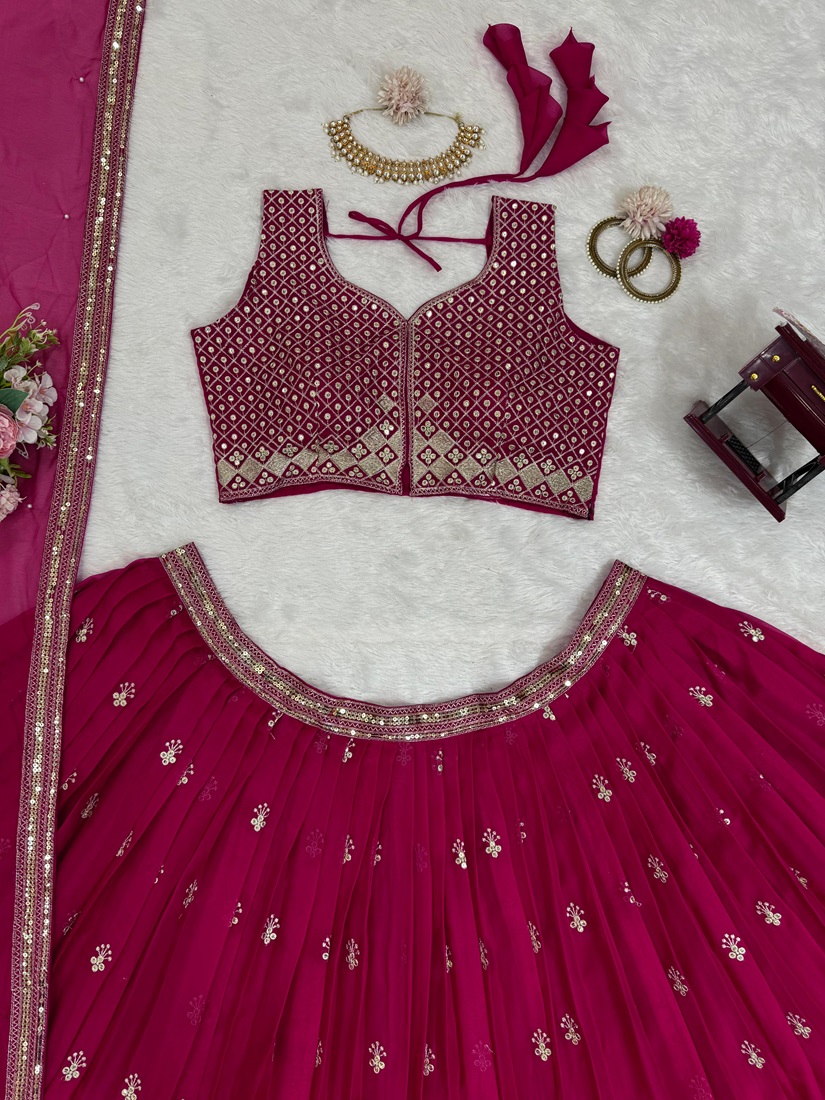 Premium Tabby Organza Lehenga
