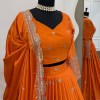 Satin Silk Lehenga Choli set