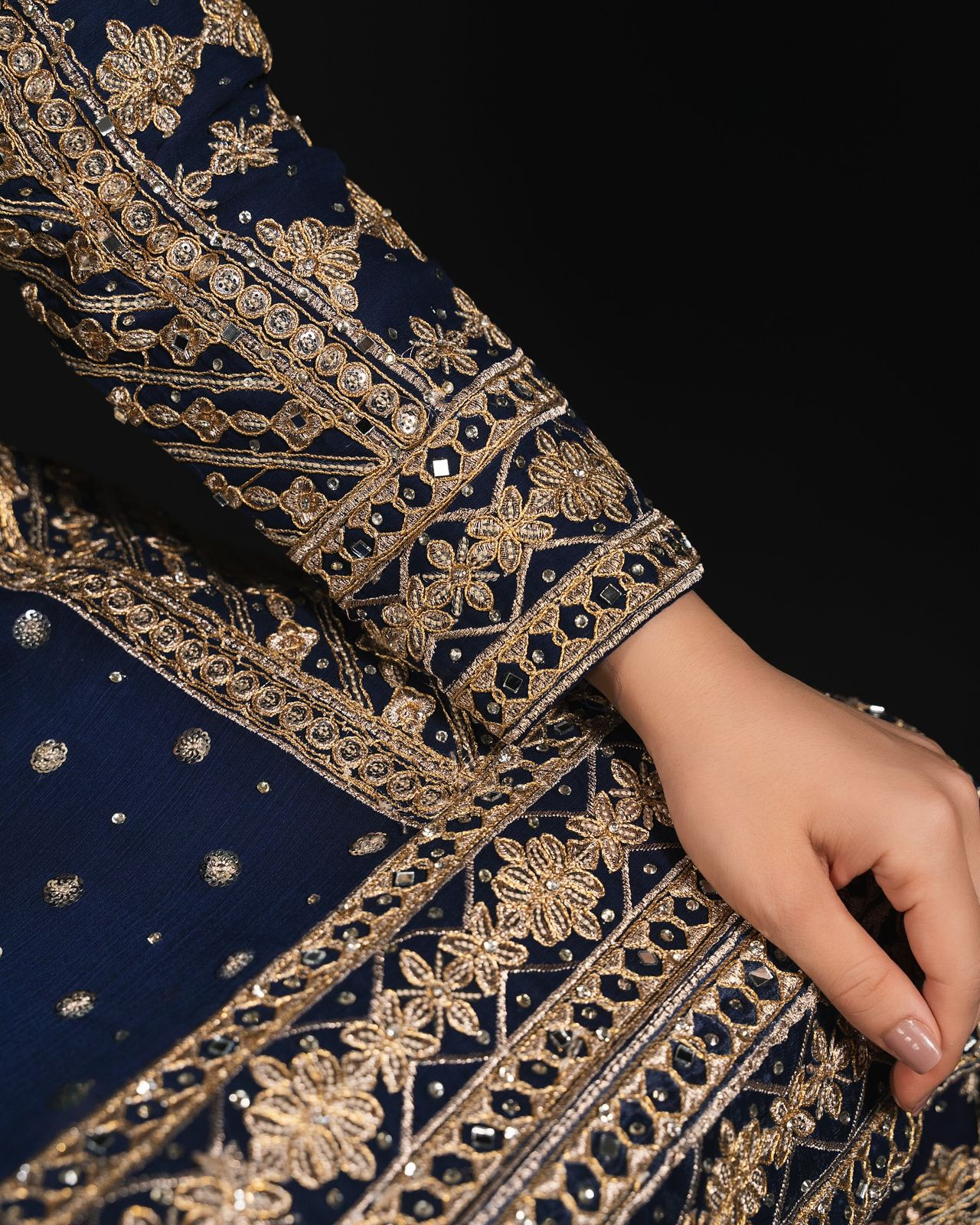 Faux Georgette Designer Suit