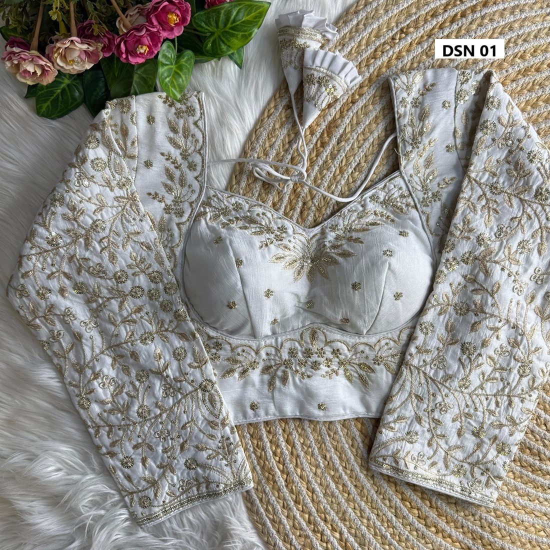 Madhubala Style Bridal Blouse